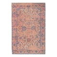 thumbnail image 4 of Unique Loom Chenille Jute Collection Area Rug - Laxmi (6' 1" x 9' Rectangle Peach pink/Beige), 4 of 6