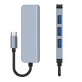 thumbnail image 1 of Estación de acoplamiento inteligente 4 en 1 adaptador de concentrador USB 3.0 tipo C para portátiles MacBook Ndcxsfigh Para estrenar, 1 of 4