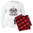 thumbnail image 6 of CafePress - Guitar Teacher Music - Men's Long Sleeve Light Pajama Set, 6 of 7
