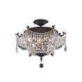 thumbnail image 2 of Elegant Lighting Esperanza 18" 3 Light Spectra Crystal Flush Mount, 2 of 2