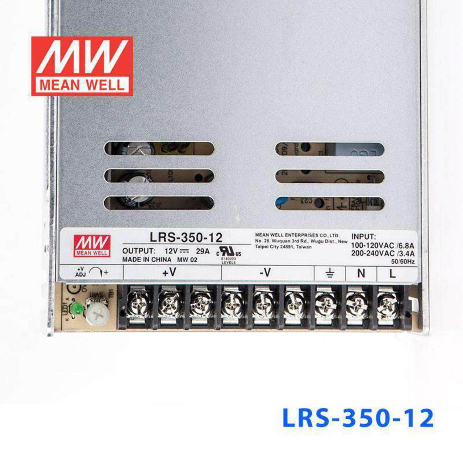Mean Well LRS-350-12 Power Supply 350W 12V