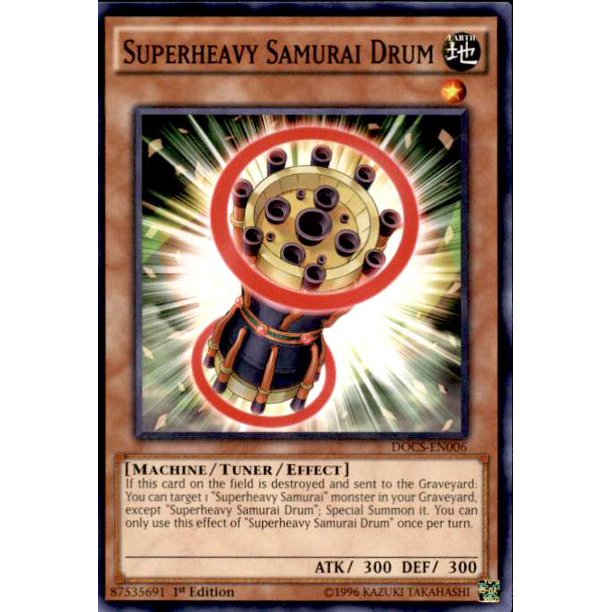Yugioh Dimension Of Chaos Superheavy Samurai Drum Docs En006 Walmart Com Walmart Com