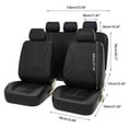 thumbnail image 2 of OTOEZ Universal PU Car Seat Cover Breathable 5 Seats Leather Full Set Waterproof Cushion for Sedan SUV Truck, 2 of 11
