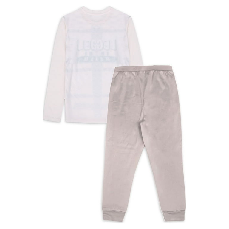 Wonder Nation Boys 4 18 Husky 2 Piece Pajama Set Walmart