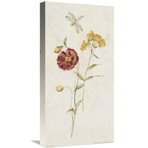 Global Gallery's Cheri Blum 'Wild Wallflowers IV' Stretched Canvas Wall Art