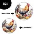 thumbnail image 3 of Decorative Stove Burner Covers 4 Pcs Decorative Electric Stove Burner Covers 8Inch And 10Inch ,Colorful Rooster multicolor, 3 of 6