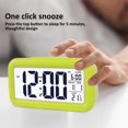 thumbnail image 3 of Rechargeable silent snooze smart luminous electronic alarm clock, made of plastic, 3 of 5