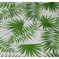 thumbnail image 4 of Vargottam Indoor/OutdoorRoundTablecloth 58 InchRoundTablecloth Waterproof PatioTableCloths,Spring/SummerTableCovers For Backyard CircularTable/Bbqs/Picnic -Green & White, 4 of 8