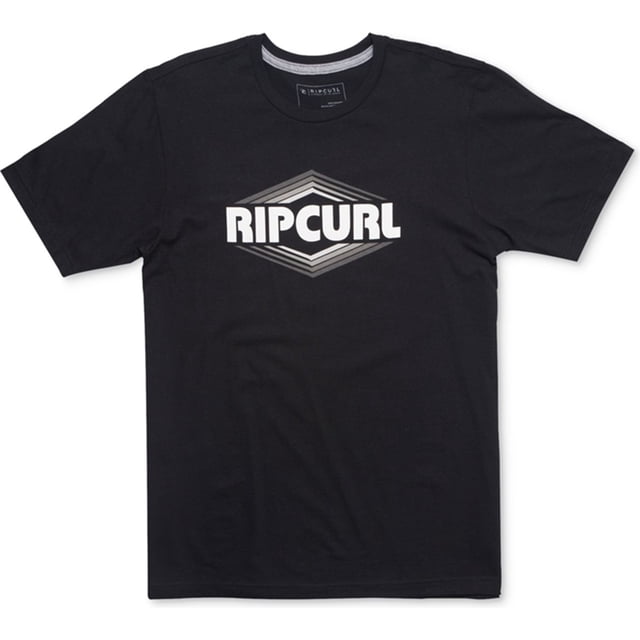 Camiseta gráfica Mega Classic Rip Curl para hombre negra XX-Large