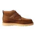 thumbnail image 2 of Men's Twisted X MCA0043 4" Wedge Sole Ankle Boot Distressed Saddle/Cognac Full Grain Leather, 2 of 5