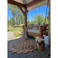 thumbnail image 5 of Hauteloom Longville Jute Living Room, Bedroom Area Rug - Natural Fiber - Beige - 8'-Round, 5 of 7