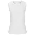 thumbnail image 4 of fatyb Womens High Neck Tank Tops Slim Sleeveless Going out Tops Casual Basic Tee Shirts for Women, 4 of 6