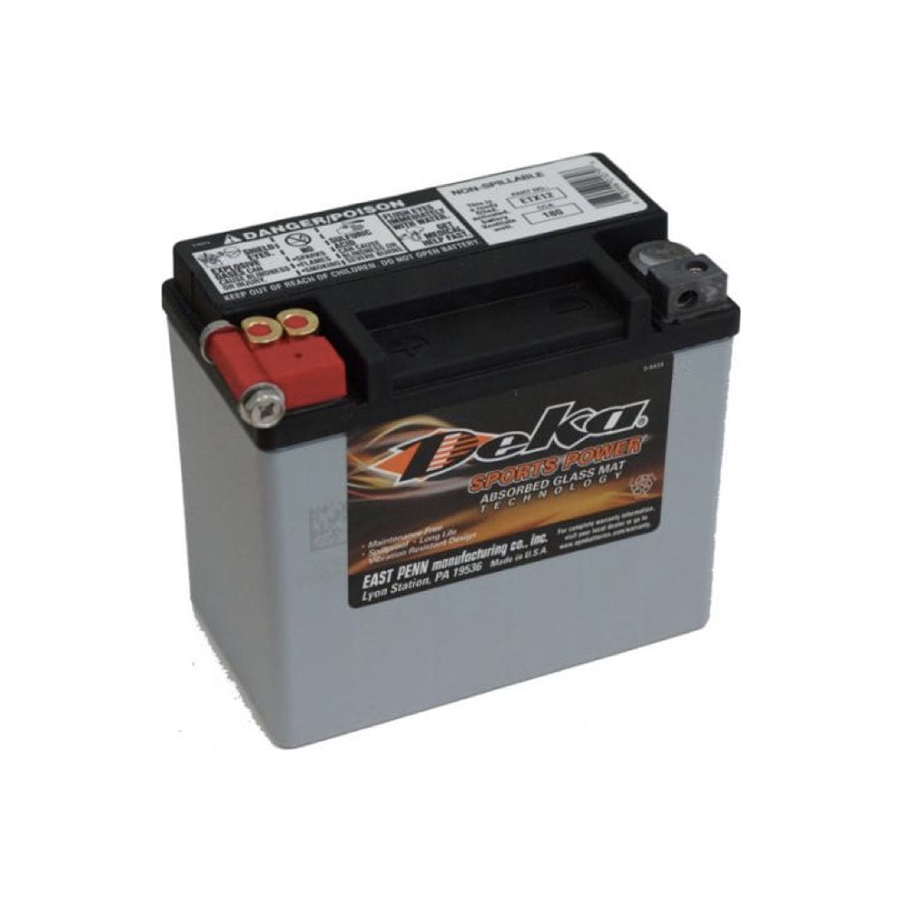 180 CCA Deka ETX12 AGM Power Sport Battery