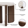 thumbnail image 5 of VENTOPYR Modern Round Side Table,Faux Marble Top End Table, 5 of 7