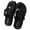 Black, variant on Women's Polka Dot Bow Flip Flops, Cute Thick Sole Cloud Slides, Non-Slip Summer Sandals, Black/White