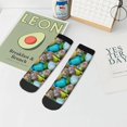 thumbnail image 5 of Salouo Easter Egg1 Pattern Unisex Middle Tube Socks,Middle-Finger Knee High Socks Over The Calf Tube Stocking Crew Stockings for Women and Men Tube Socks, 5 of 8