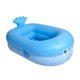 thumbnail image 4 of Piscina inflable para niños, juguete acuático con dibujos animados, agujeros de drenaje, fácil de instalar, piscina infantil para azul de 160 cm, 4 of 8