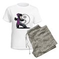 thumbnail image 5 of CafePress - Kung Fu Anime Women's Light Pajamas - Women's Short Sleeve Print T-Shirt and Pants Light Cotton Pajama Set, 5 of 7