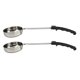 thumbnail image 1 of 2X Cuchara de Salsa para Untar de Pizza Manejar de Goma Cuchara de Cocina de Fondo Plano Cuchara de Cocina de Acero Inoxidable Cuchara de Sopa para Mezclar Y Medir -6 Oz, 1 of 5