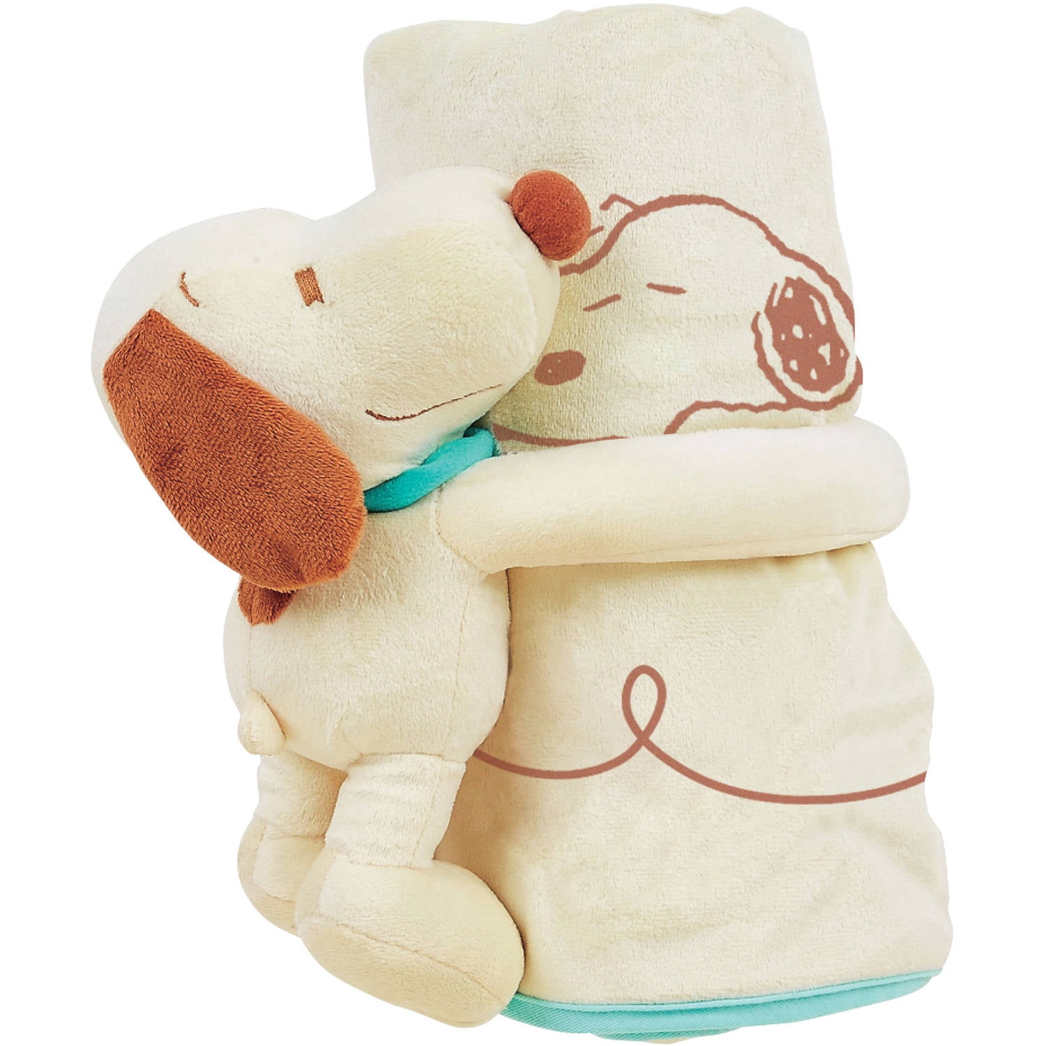 Peanuts by Schulz Snoopy Infant Blanket with Plush