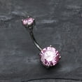thumbnail image 3 of Brilliant Gem Sparkle Belly Ring, 3 of 4