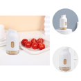 thumbnail image 1 of 1 Set Toothpick Holder Large Capacity Transparent Visible-Design Creative Shape Detachable Easy to Refill Wide Application Bamboo Clean Teeth Toothpick with Dispenser Set for Home, 1 of 8