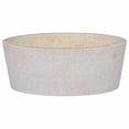 thumbnail image 1 of Lavabo de baño de mármol VidaXL, contemporáneo, color crema, 40 x 15 cm, 1 of 9