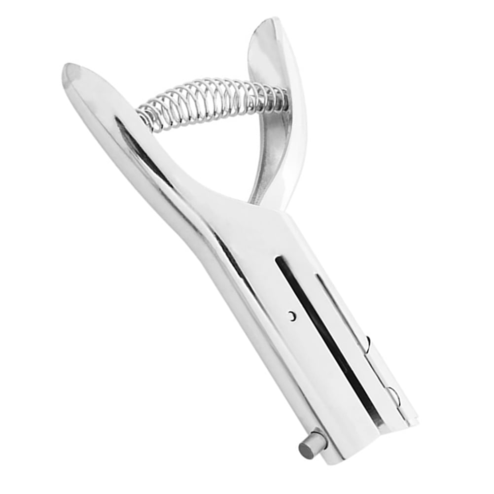 SKISUNO Plastic Id Hole Puncher Single Hole Puncher Zinc Alloy 1Pcs for Crafters