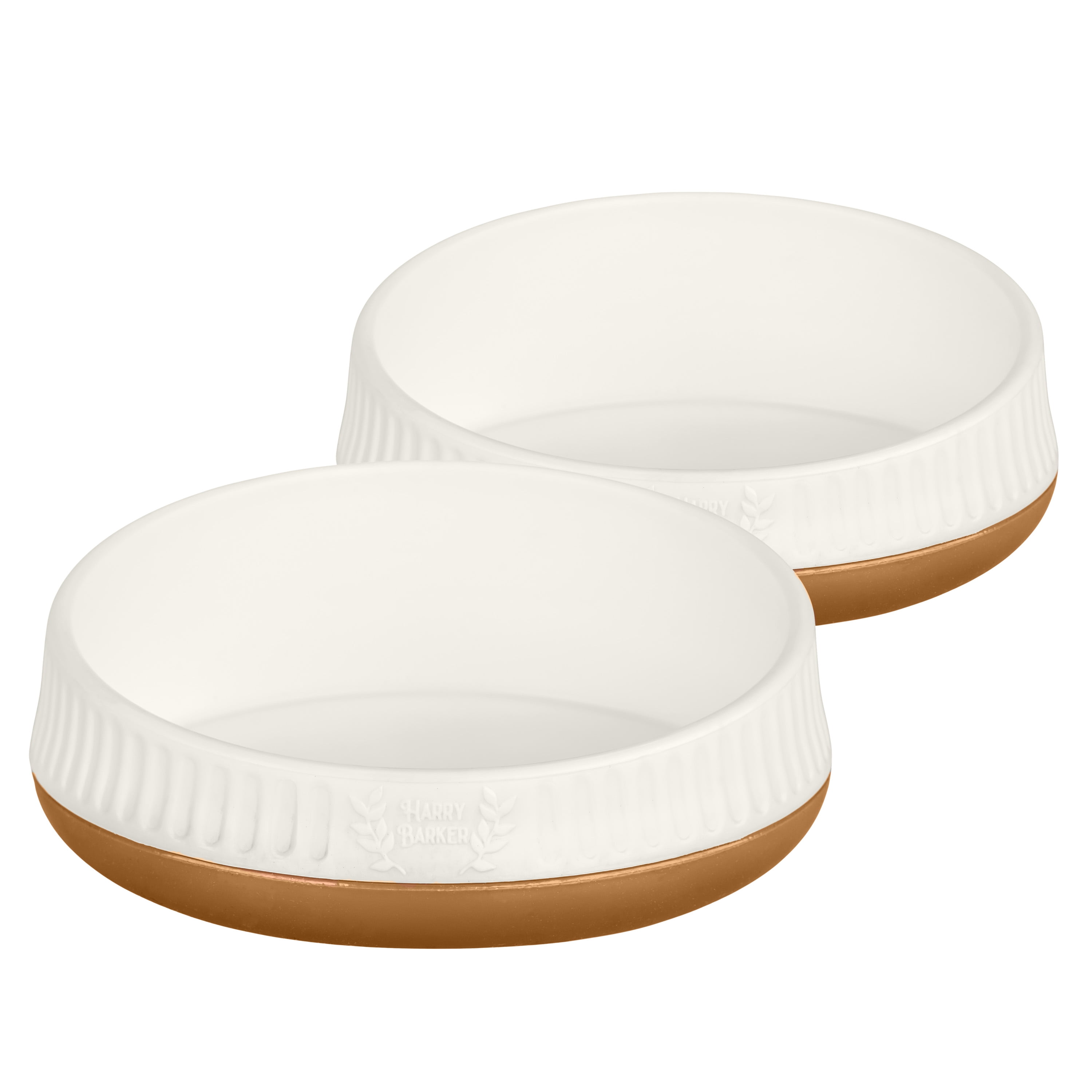 Harry Barker Slanted Modern Cat Bowls - 2 Pack