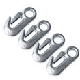 thumbnail image 2 of TKSE Gancho A Presión para Remolque De 4 Piezas, Gancho De Remolque De Hierro De 90 Mm, Hardware De Gancho De Cadena De Seguridad con Pestillo para La Industria Marina, 2 of 14