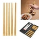 thumbnail image 3 of Juego de 5 Pares de Palillos de Madera de Estilo Chino, Regalo de Vajilla Artesanal para Familiares y Amigos, 3 of 7