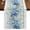 Blue, variant on Hydrangea Eucalyptus Burlap Cotton Table Runner 13x120 Inches Long, Summer Botanical Blue Wooden Farmhouse Table Runners, Outdoor Dining Table Decor for Baby Shower/Party/Wedding