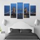 thumbnail image 3 of Cuadro Decorativo Puente Torre Londres Juego De 5 Piezas 150x80cm Ideal Para Sala Comedor Oficina Moderna, 3 of 5