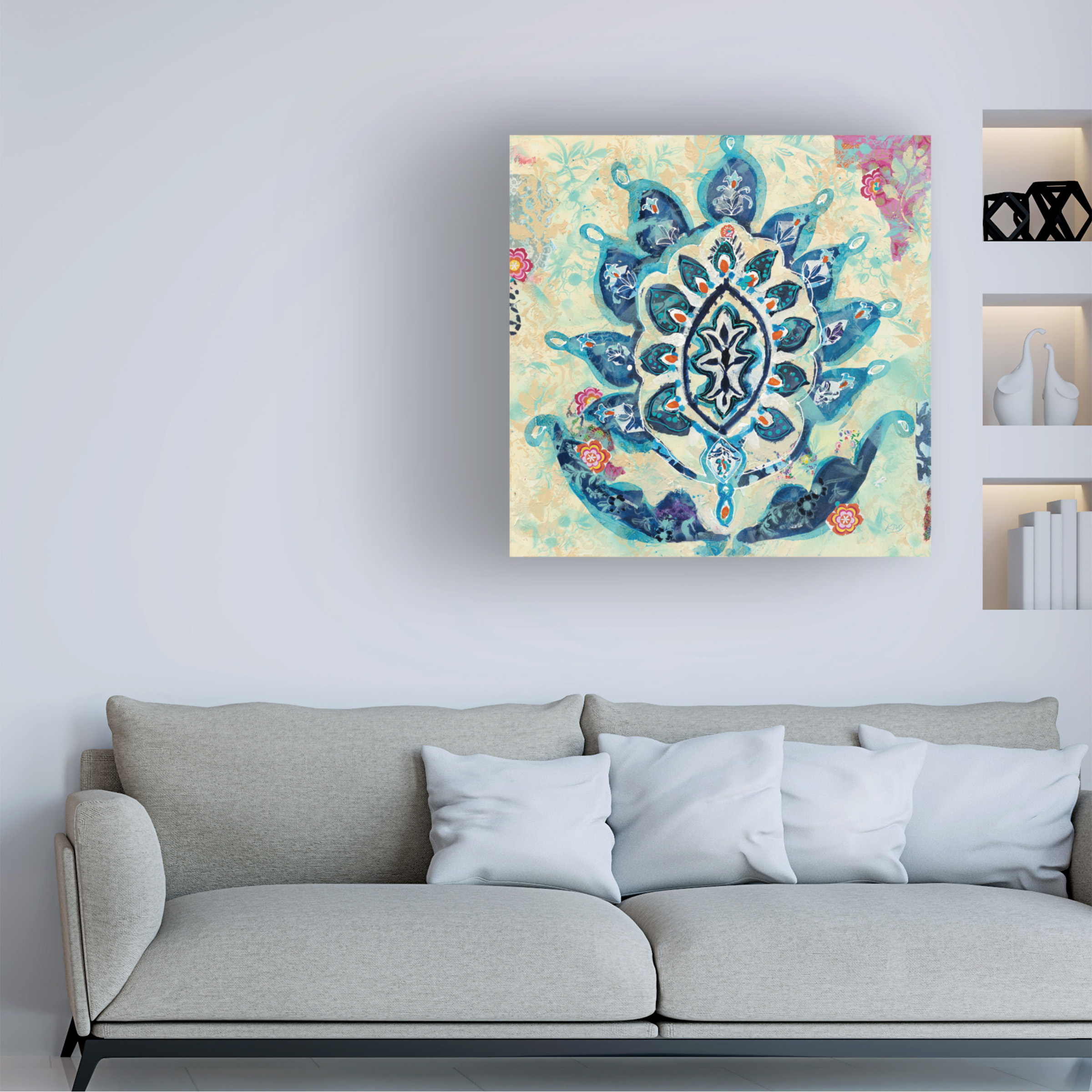 Trademark Fine Art 'Sai' Canvas Art by Kellie Day