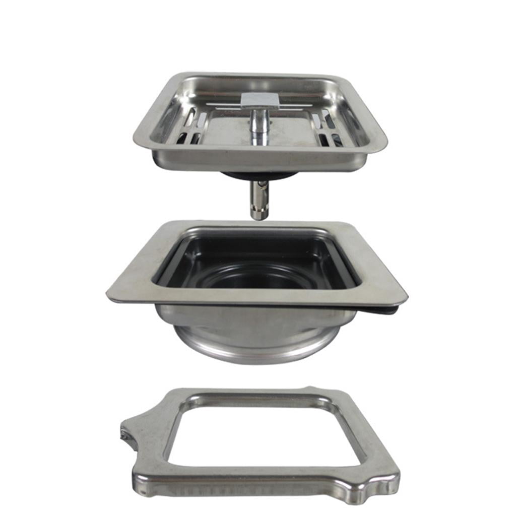 Fiocias 114mm Garbage Disposer Basket Converter Accessories Stainless Steel Kitchen Sink