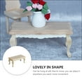 thumbnail image 3 of FENGGUIQU 1Pcs Synthetic Mini Tea Table for Kids and Students Model Lovers, 3 of 8