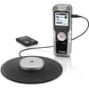 Philips Voice Tracer 4GB Digital Voice Recorder with LCD Display, Silver Shadow, DVT7000