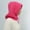 Hot Pink, variant on Qepwscx Women's Hooded Scarf Hat Beanie Skull Cap Soft Warm Knit Hat with Drawstring Hood