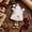 White, variant on Christmas Ornament, Xinsrenus Soft Festive Fabric Doll Pendant, Snowflake Detail Hanging Decoration For Christmas Tree Home Holiday Decor, Gray