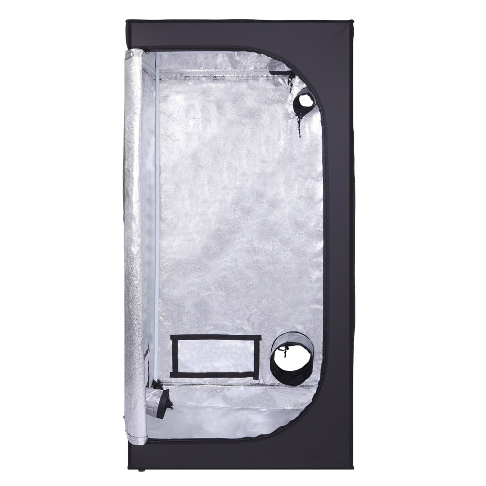 Kepooman Grow Tent for Plant, Hydroponic Mylar Tent Reflective Garden Growing Dark Room with Observation Window, Indoor Grow Tent Room Kepooman Grow Tent for Plant, Hydroponic Mylar Tent Reflective Garden Growing Dark Room with Observation Window, Indoor Grow Tent Room