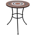 thumbnail image 1 of vidaXL Table de Bistrot Terre Cuite et Blanc 60 cm Mosaïque, 1 of 4