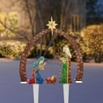thumbnail image 3 of colcolo Holy Family Nativity Scene Christmas up for Courtyard Patio C, 3 of 6