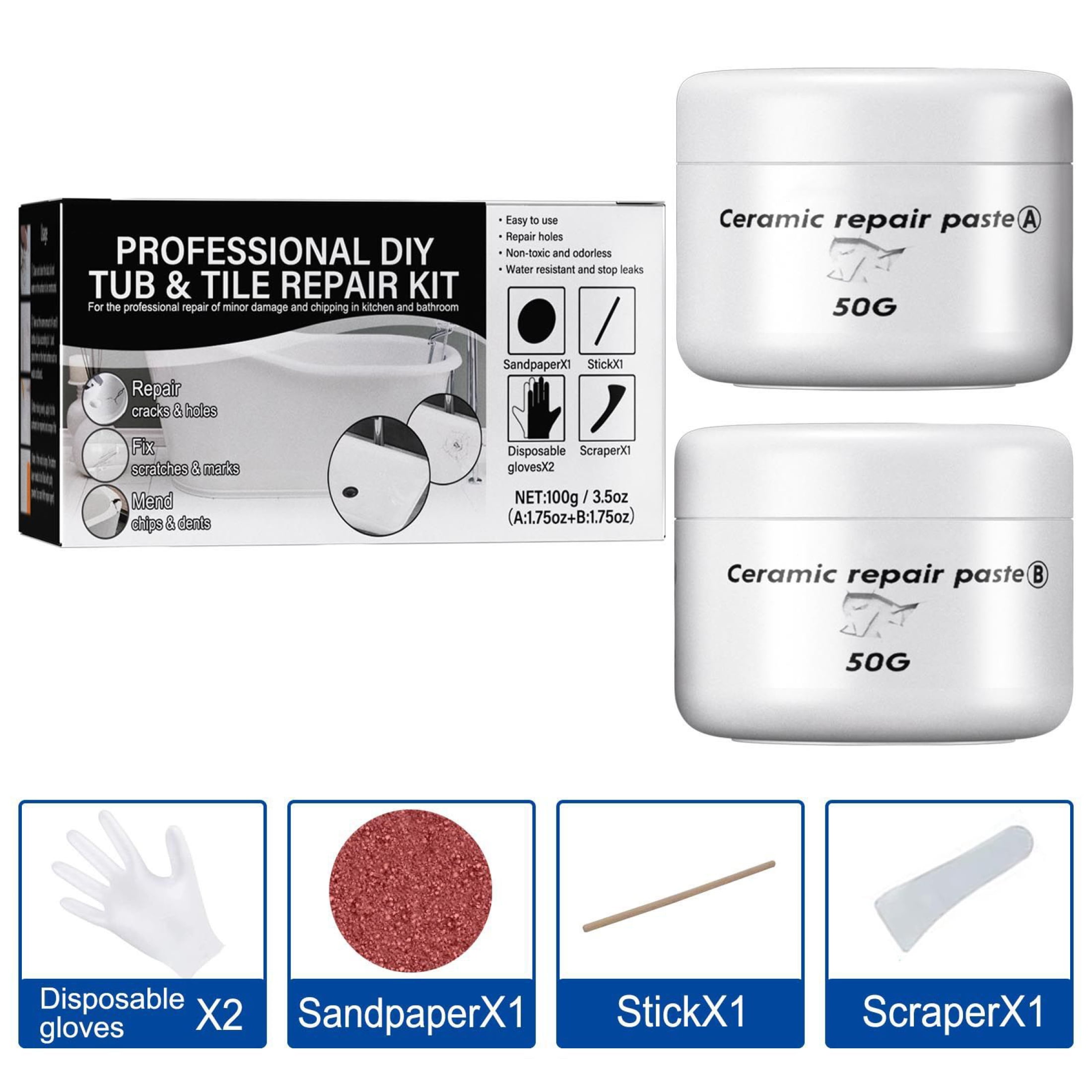 LICHENGTAI Wall Repair Paste Crack Hole Stain Filling Super Glue ...