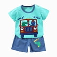 thumbnail image 4 of Toddler Baby Boy Summer Outfit Funny Letter T-Shirts Top Shorts Set Infant Boy Summer Clothes 6 12 18 Months 2T 3T Kaprioy Baby Boy Outfits, 4 of 4