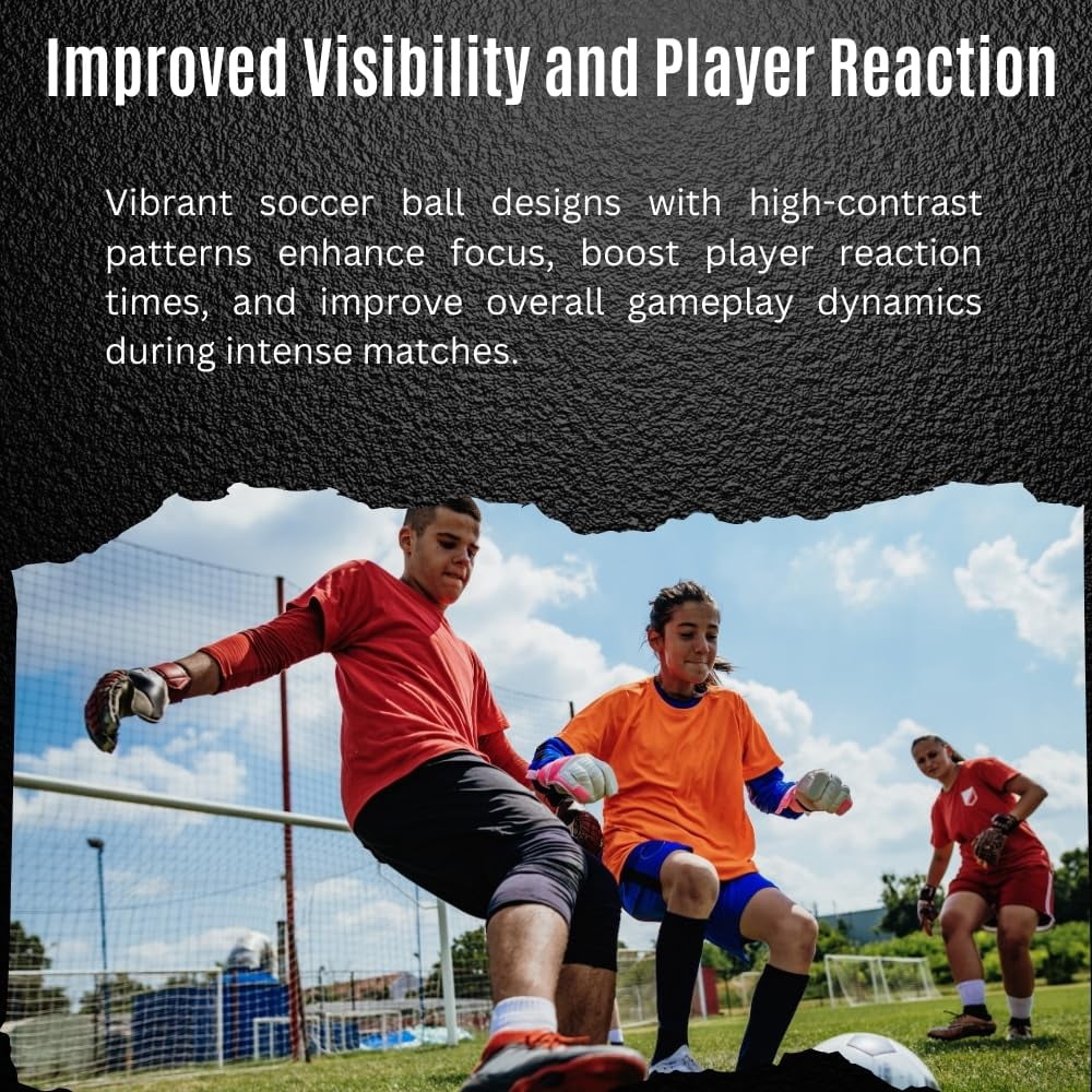Deer Primera Soccer Ball – for Club Match, Training, Match Performance, Indoor Outdoor Soccer, Suitable for Grass & Astro | 32 Panel, Fabric Wrapped Rubber | Size 5 for Youth & Adult Soccer Players |