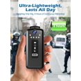 thumbnail image 3 of Cámara corporal SPIKECAM con clip resistente con rotación de 360°, batería de 8 horas de duración, cámaras corporales compactas con audio, video y visión nocturna para seguridad personal, y, 3 of 8