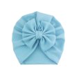 thumbnail image 1 of FOCUSNORM Baby's Hairband Cap Single Color Skin Friendly Soft Bow Headband Hat, 1 of 2