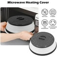 thumbnail image 2 of Microwave Plate Cover 10.5" Round Vented Collapsible - Dishwasher-Safe (BPA-Free) by Polerce (Red), 2 of 6