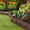 Red, variant on GroundSmart SmartLoc Cobblestone Landscape Edging, 4' Brown Rubber Garden Edging Border, 4 pack
