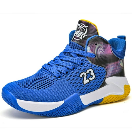 

Eashi Boys Basketball Shoes Non-Slip Durable Kids Running Shoes Outdoor Trainers (Little Kid/Big Kid)